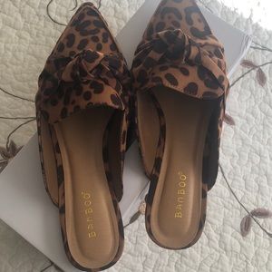 Bamboo Leopard Mules